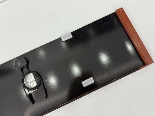 120 واط BIPV الطاقة الشمسية لوحة البناء التشغيل الأمثل الجهد من 9.62 فولت وأقصى معدل درجة حرارة القوة من -0.26٪