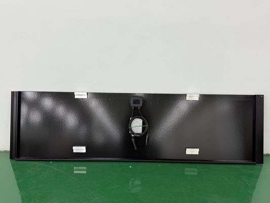 0.04% موحد درجة حرارة الجهد بالدائرة القصيرة BIPV وحدات الطاقة الشمسية المسطحة 120 واط كهرباء السقف الأسود والبرتقالي