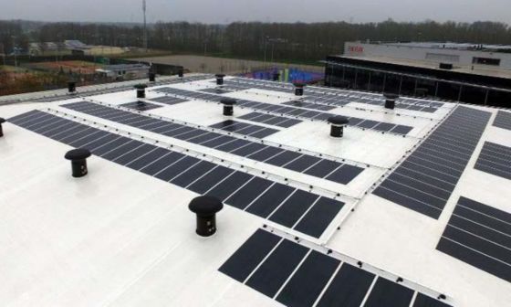 وحدات BIPV للطاقة الشمسية المرنة 200 واط 480 واط 580 واط وحدة الطاقة الشمسية للمباني 9.100 كجم