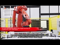 الدفيئة BIPV الشريط الشمسي الطاقة الكهربائية 520W تشغيل الجهد 39.68 فولت