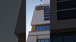 محطة كهرباء مثبتة على الحائط! طاقة كهروضوئية مرنة للتركيب العمودي — لا حاجة للحفر.